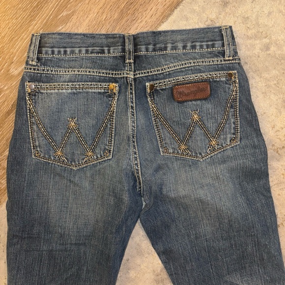 Wrangler Dark Blue Slim Boot Jeans NWOT - Picture 6 of 6